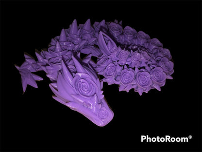 Feel the thunder of Dragons. The (Articulated) Flexible Dragons. Crystal, Rose, Winged, and babies.