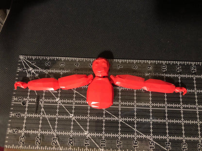 Red only!!Overflow! Gorilla Tag Articulating Fidget. Each Gorilla comes with one Random Removable Hat included with Order. Video Gamer gift.